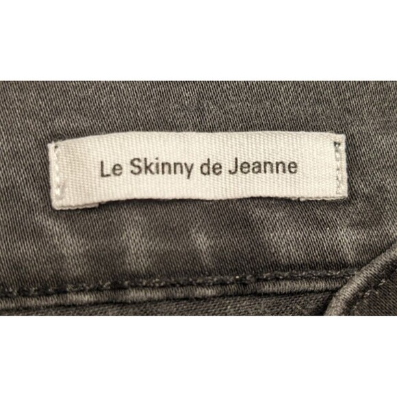 Women's Frame Denim Le Skinny de Jeanne in Film Noir (Black) Size 30 X 29 - Picture 13 of 16